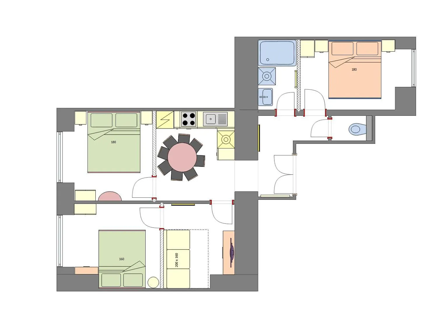 4Bdr Old Town Flat By Church Of St Anne Prague